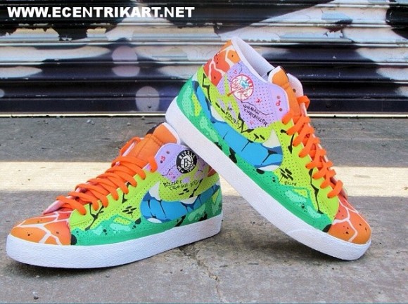 Nike Blazer ‘Bizzle State of Mind’ Customs by Ecentrik Artistry