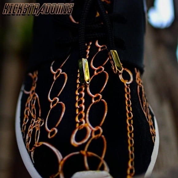 Nike Roshe Run “Midas Touch” Customs by Kickstradomis