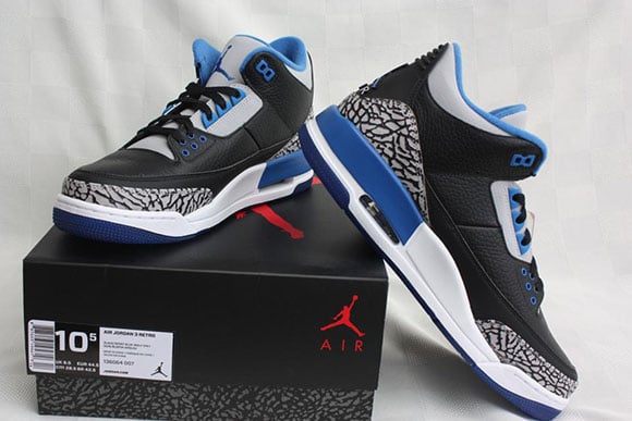 Sport Blue Air Jordan 3 - Another Look