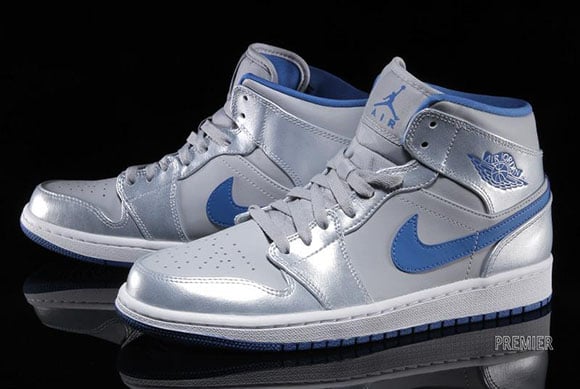 Air Jordan 1 Mid Wolf Grey/Sport Blue-White