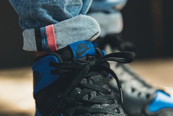 Air Jordan 1 Retro KO Hi OG Sport Blue On-Foot