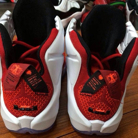 Lion Heart Nike LeBron 12 (Red/White)