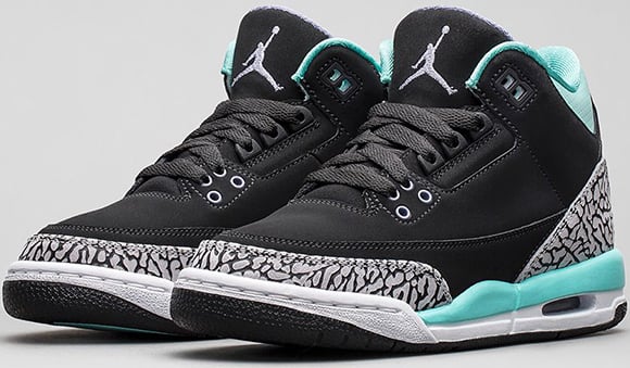 Air Jordan 3 Girls (GS) Bleached Turquoise – Official Images