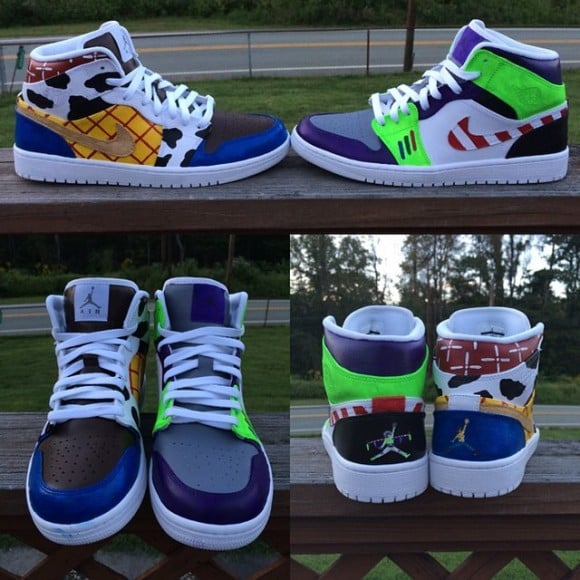 Air Jordan Retro 1 'Toy Story' Customs 