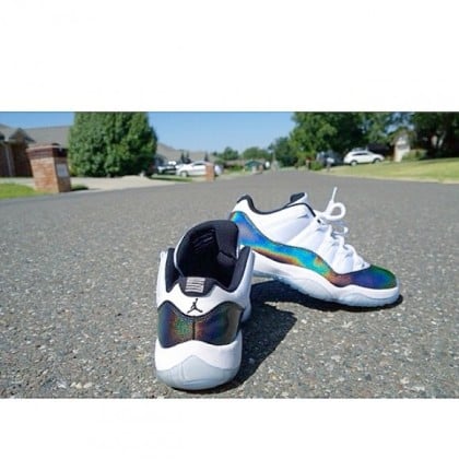 Nike Air Jordan Glow In The Dark Black And Gold Jordans