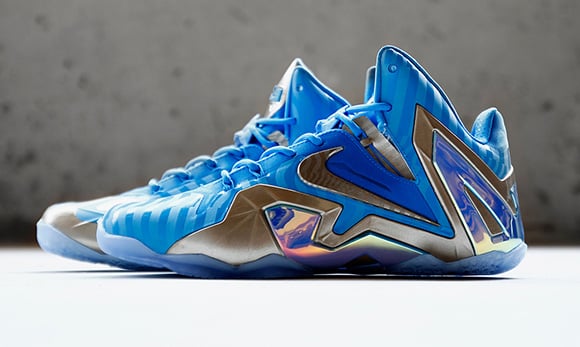 Blue 3M Nike LeBron 11 Elite