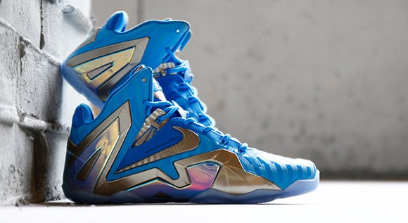 Blue 3M Nike LeBron 11 Elite