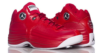 team jordans red