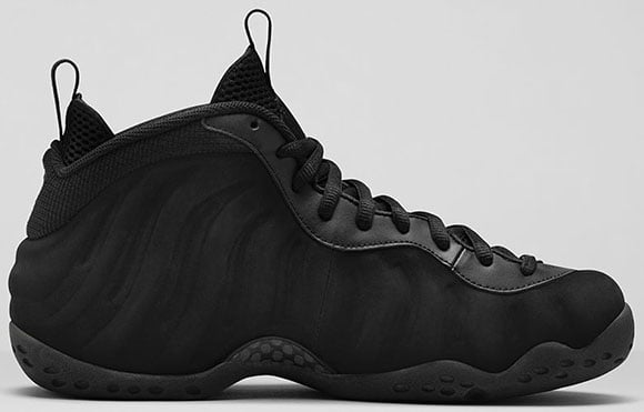 Nike Air Foamposite One Suede aka Triple Black - Official Images