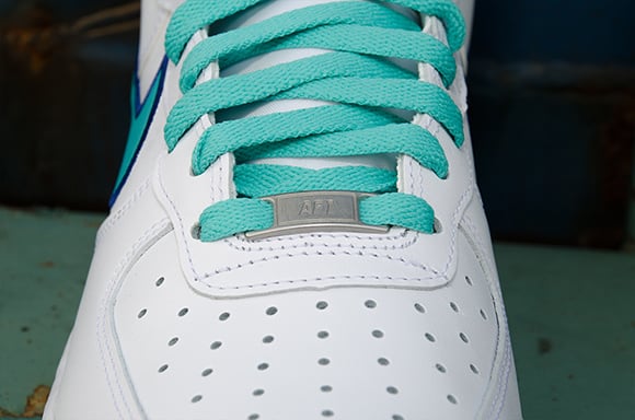 Nike Air Force 1 High – White Dark Concord-Hyper Jade
