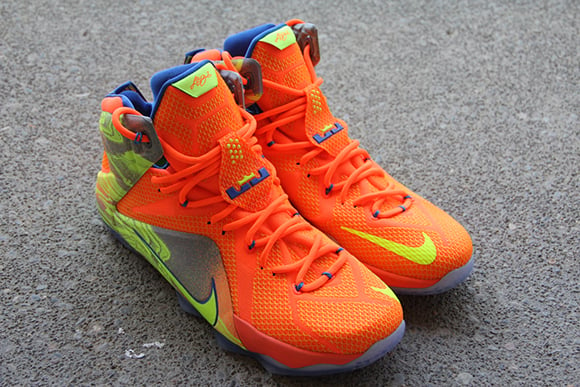 Nike LeBron 12 Orange Volt Detailed Look