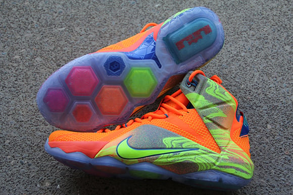 Nike LeBron 12 Orange Volt Detailed Look