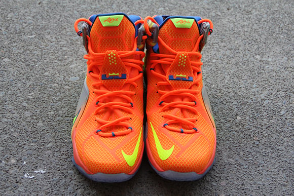 Nike LeBron 12 Orange Volt Detailed Look