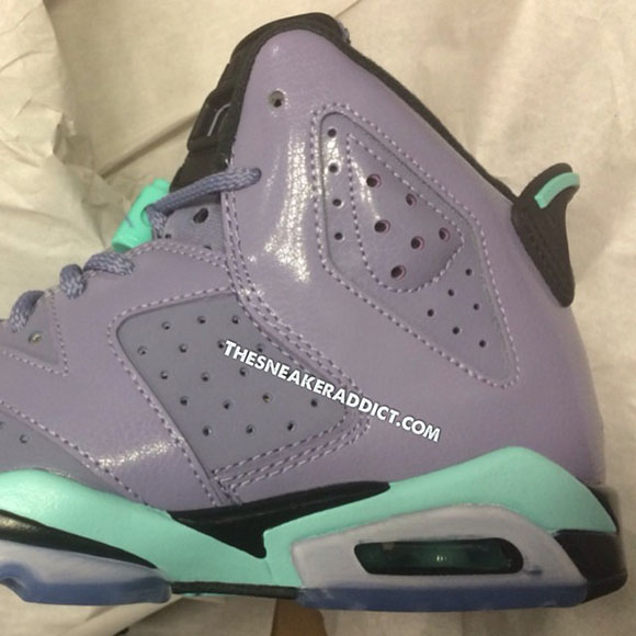 Release Date: Air Jordan 6 GS Iron Purple/Bleached Turquoise