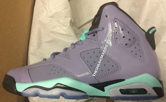 Release Date: Air Jordan 6 GS Iron Purple/Bleached Turquoise