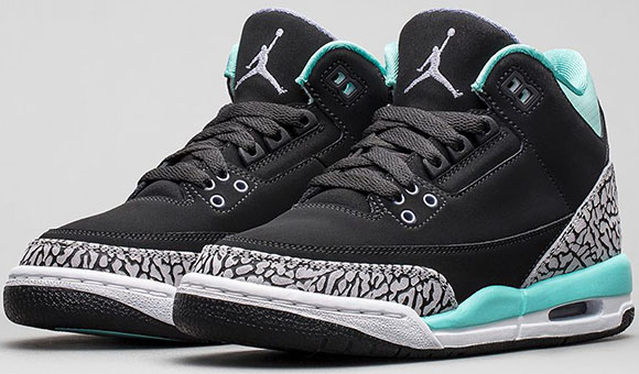 Release Reminder: Air Jordan 3 GS ‘Bleached Turquoise’