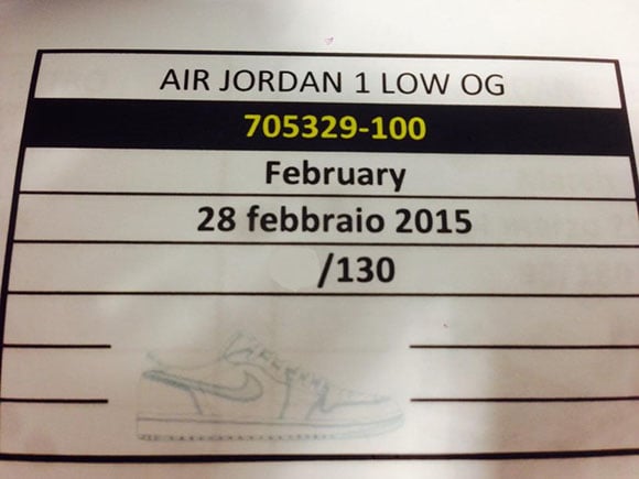 Air Jordan 1 Retro Low OG for 2015