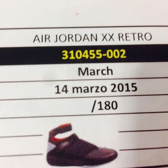 Air Jordan 20 Stealth Retro in 2015