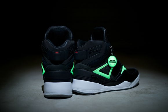 Burn Rubber x Reebok The Pump Glow-In-The-Dark