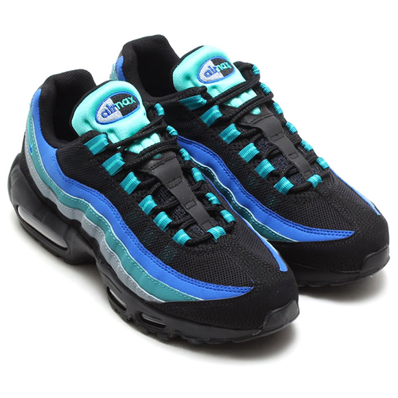 Nike Air Max 95 Black/Hyper Cobalt-Catalina