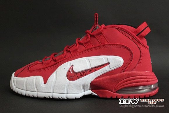 nike penny red and white