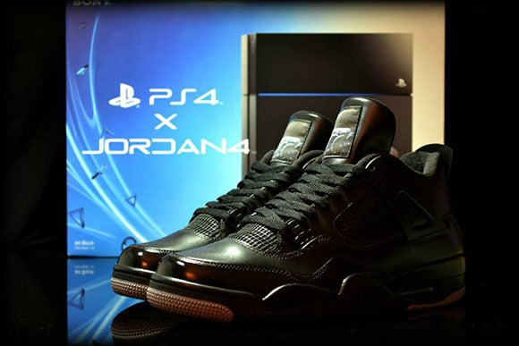 Playstation Air jordan 4 is a Custom by Freaker Sneaks (Not Releasing)