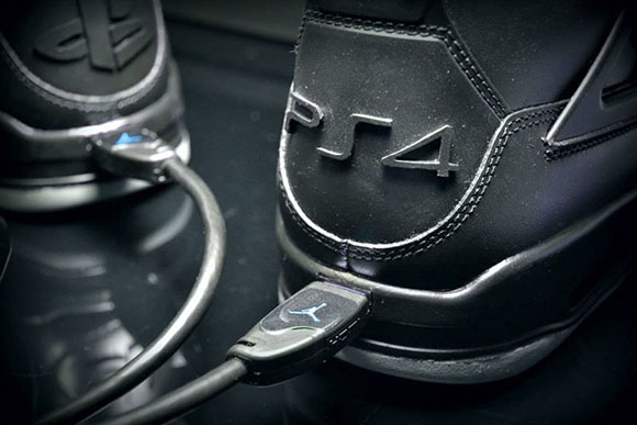 Playstation Air jordan 4 is a Custom by Freaker Sneaks (Not Releasing)