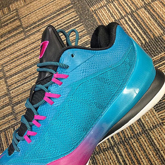 Teal/Pink Jordan CP3.VIII