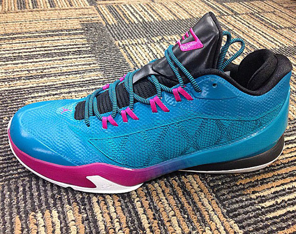 Teal/Pink Jordan CP3.VIII