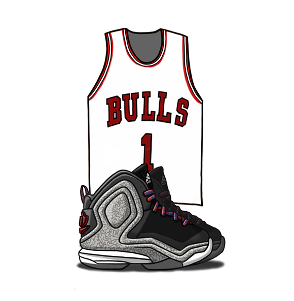 adidas D Rose 5 Boost Illustrated