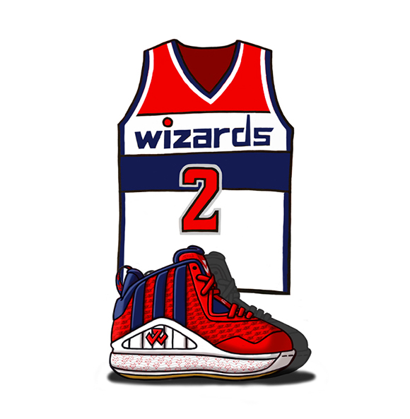 adidas J Wall 1 Illustrated