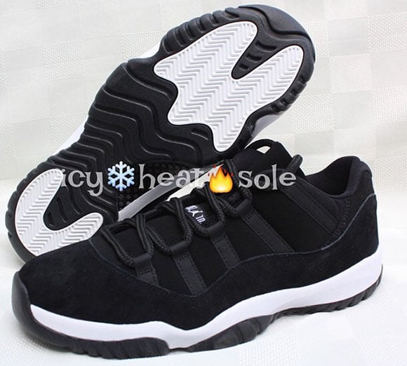 Air Jordan 11 Low Black Suede - Another Look