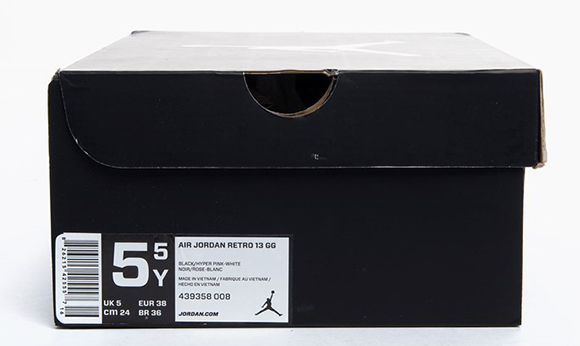 Air Jordan 13 GS Black/Hyper Pink-White