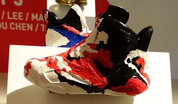 Air Jordan 6 Custom Display at Slam Dunk Event
