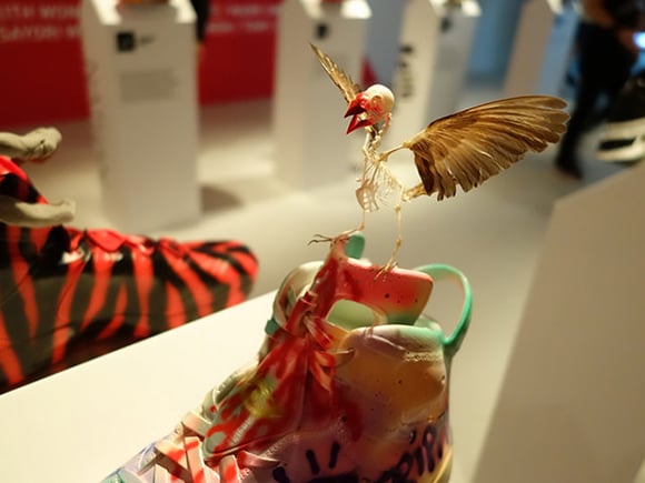 Air Jordan 6 Custom Display at Slam Dunk Event