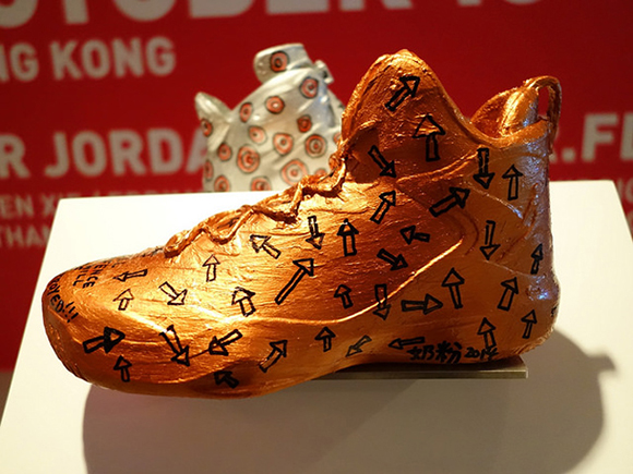 Air Jordan 6 Custom Display at Slam Dunk Event