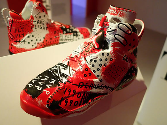 Air Jordan 6 Custom Display at Slam Dunk Event
