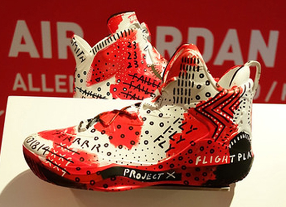 Air Jordan 6 Custom Display at Slam Dunk Event