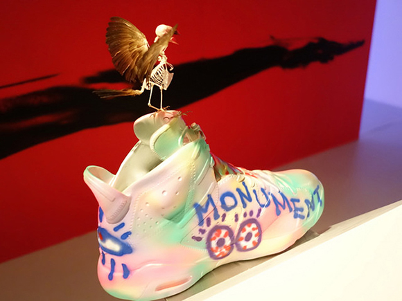 Air Jordan 6 Custom Display at Slam Dunk Event