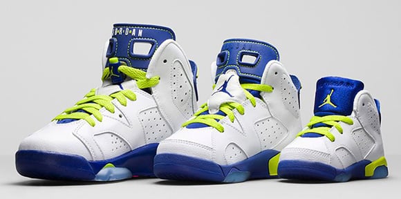 blue and green jordan 6