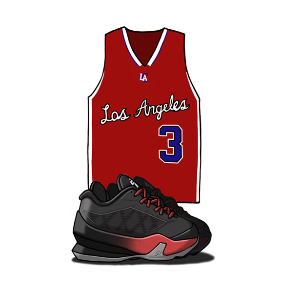 Jordan CP3.VIII Illustrated