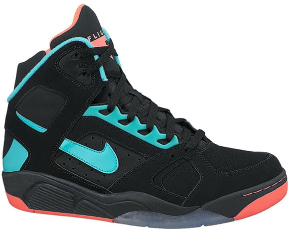 Nike Air Flight Lite Black/Punch-Jade Miami Dolphins