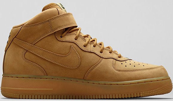 Nike Air Force 1 Mid Flax (Wheat)