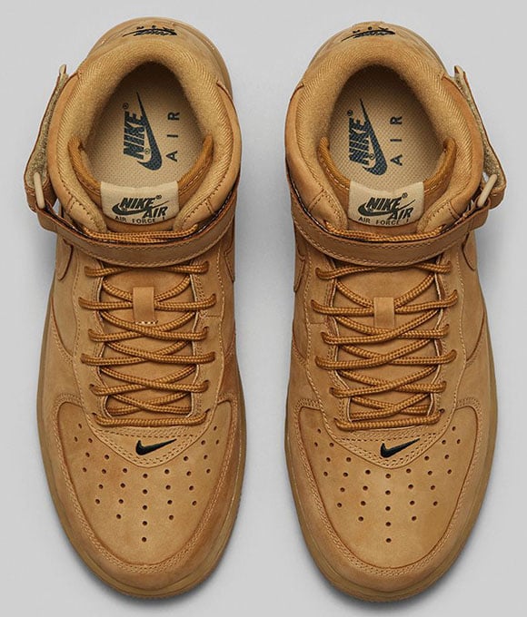 Nike Air Force 1 Mid Flax (Wheat)