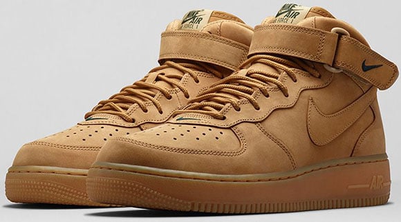 Nike Air Force 1 Mid Flax (Wheat)