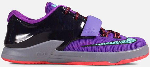 Nike KD 7 GS Purple/Bleached Turquoise-Hyper Grape-Magnet