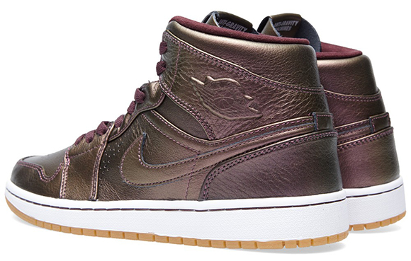Air Jordan 1 Mid Nouveau Burgundy Gum