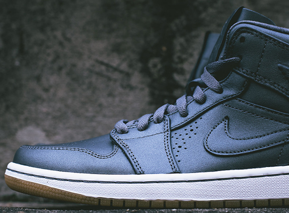 Air Jordan 1 Mid Nouveau - Cool Grey/Gum