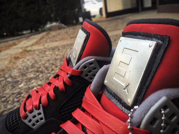 Air Jordan 4 Custom for Eminem Shady XV Album Mache