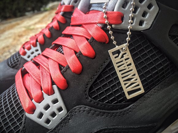 Air Jordan 4 Custom for Eminem Shady XV Album Mache